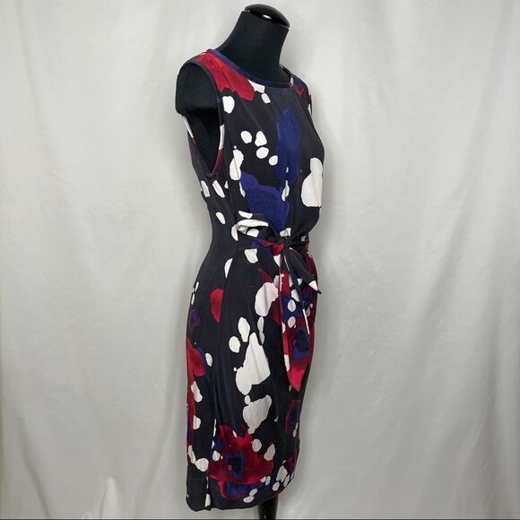 Diane Von Furstenberg New Della Explosion Of Color Silk Wrap Dress - Women’s 6 - Picture 4 of 9